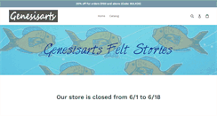 Desktop Screenshot of genesisartsfeltstory.com